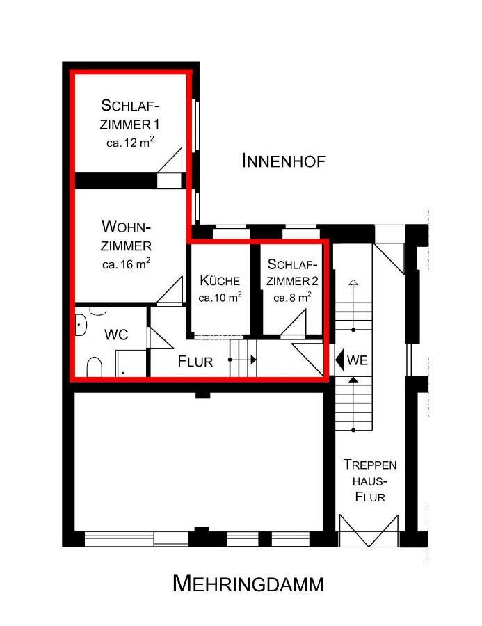 Mehringdamm Appartement Berlin